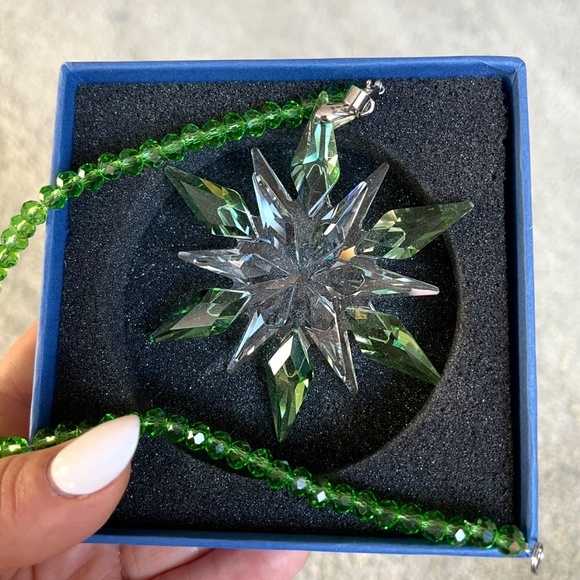 Crystal Snowflake Sun Catcher Christmas Tree Decor Czech Bohemia Crystal Gift - Picture 4 of 11